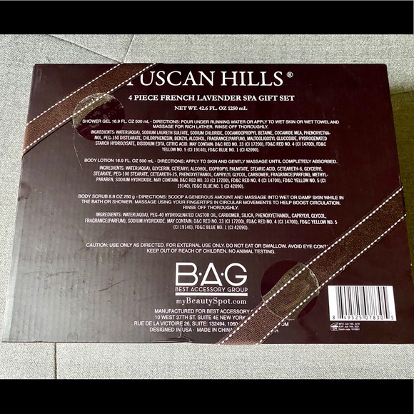 🎁 4 PIECE FRENCH LAVENDER SPA GIFT SET - Picture 3 of 3